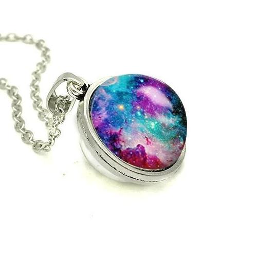Space Nebula Galaxy Necklace