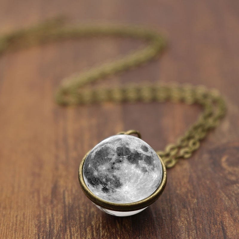 Silver Moon Necklace