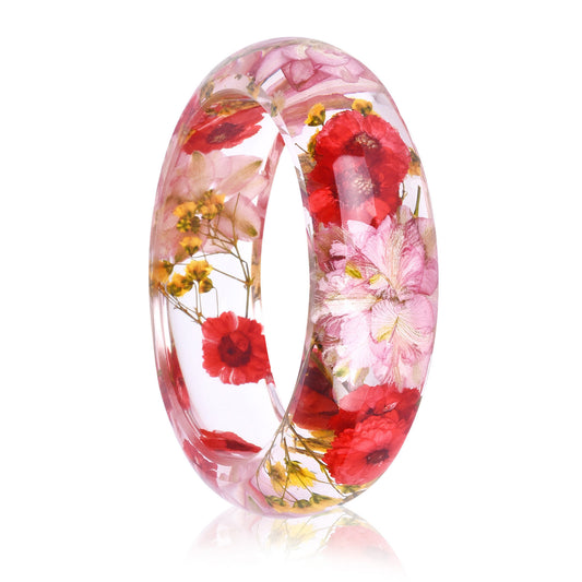 Vivid Bouquet Flower Bangle