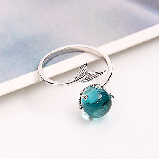 925 Sterling Silver Mermaid Ring