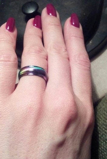 Rainbow Cat's Eye Gemstone Ring