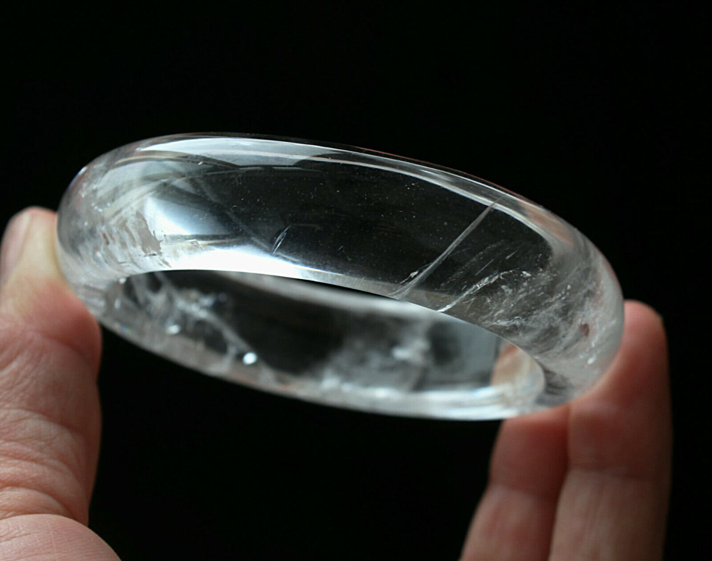 Bracelet en cristal de quartz clair