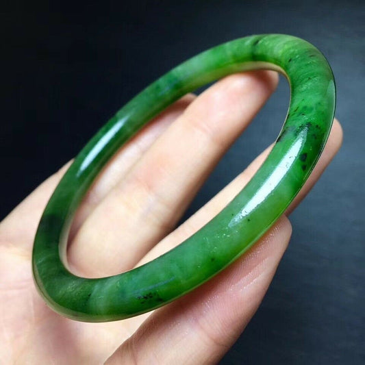 Thin Jade Crystal Bangle