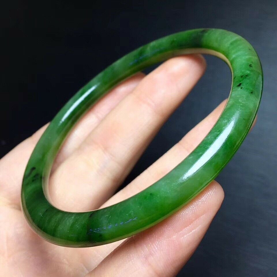 Bracelet en cristal de jade vert