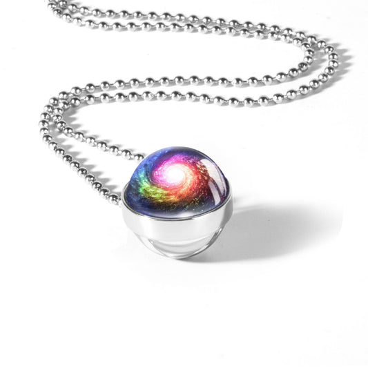 Rainbow Galaxy Necklace