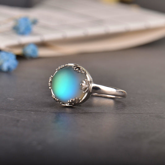 Northern Lights 925 Sterling Silver Ring