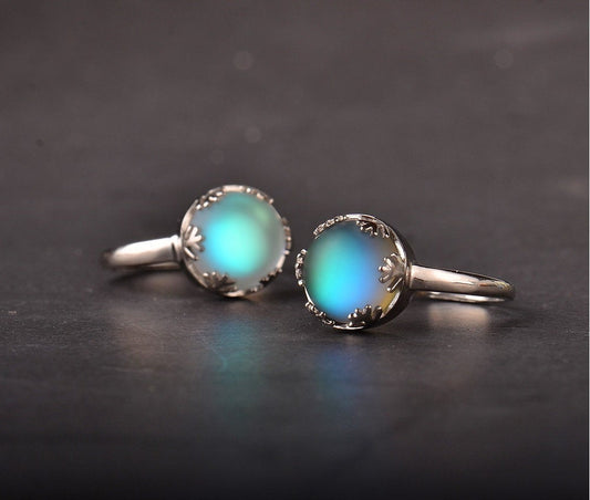 Sterling Silver Aurora Borealis Ring