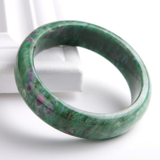 Véritable bracelet en cristal rubis zoisite