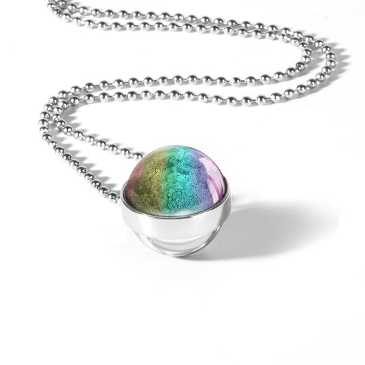 Rainbow Moon Planetary Necklace