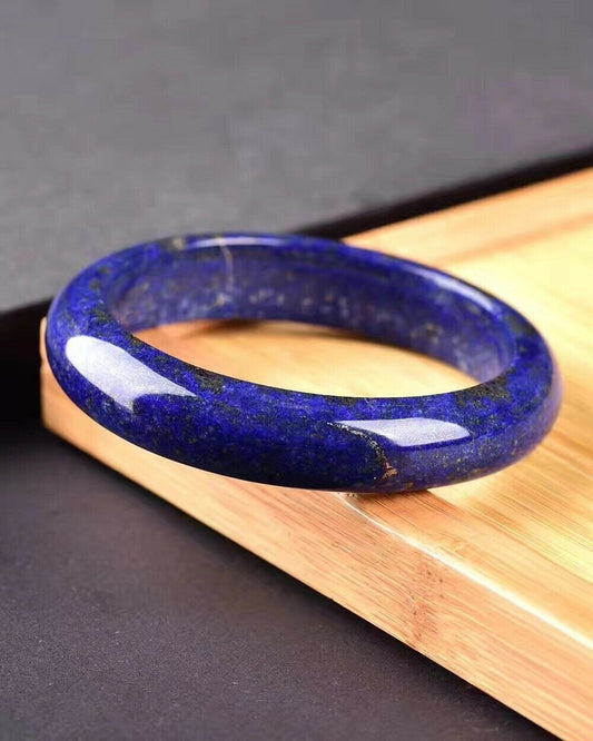 Blue Lapis Lazuli Crystal Bangle