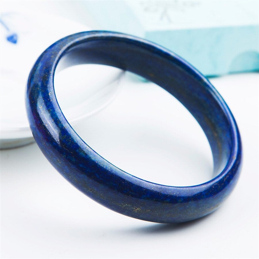 Blue Lapis Lazuli Crystal Bangle