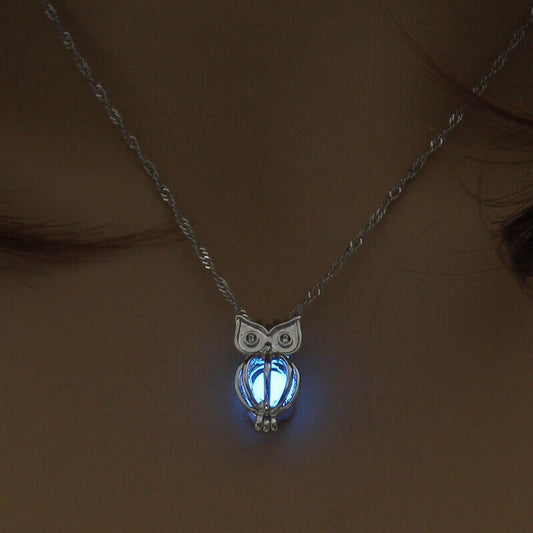 Glowing Owl Necklace