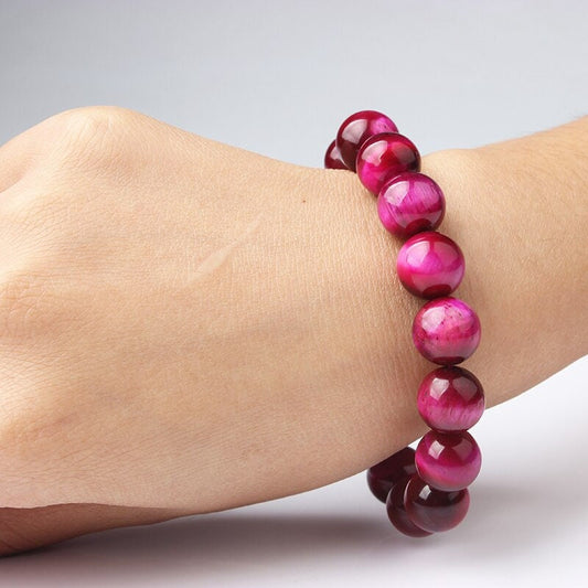 Bracelet Oeil de Tigre Rose