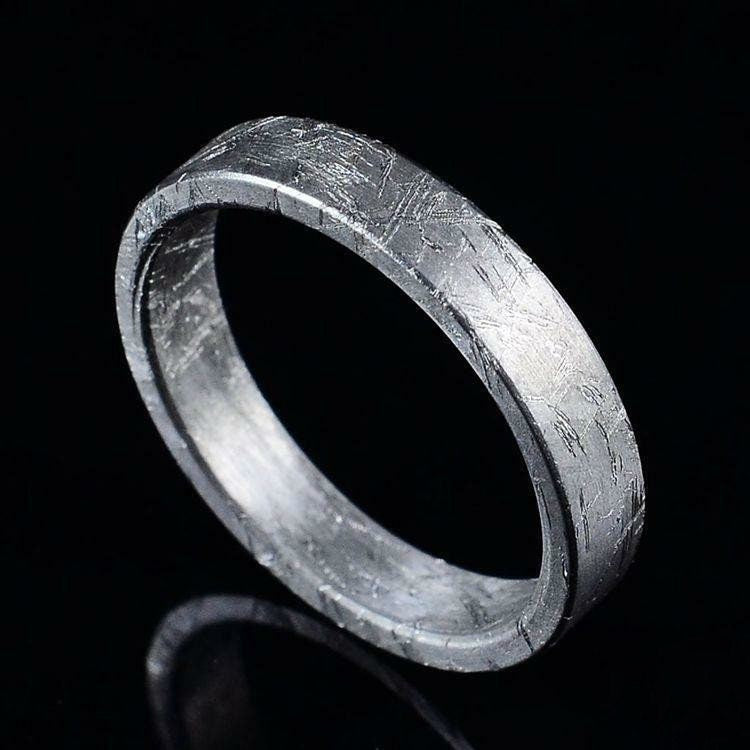 Authentischer Gibeon-Meteoritenring