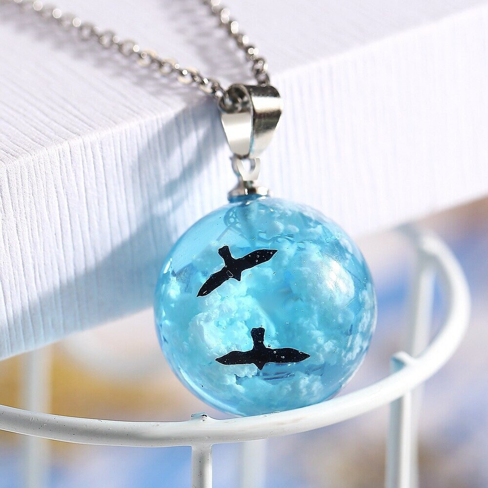 Flying Birds Mindfulness Necklace