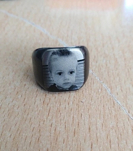 Chevalière Photo Personnalisée