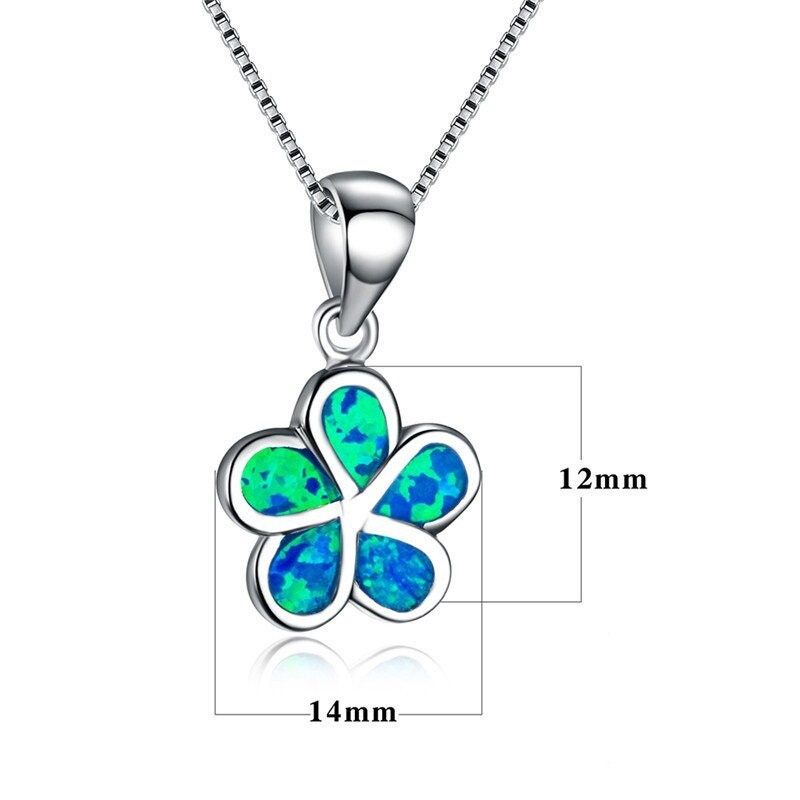 Frangipani Opal Necklace
