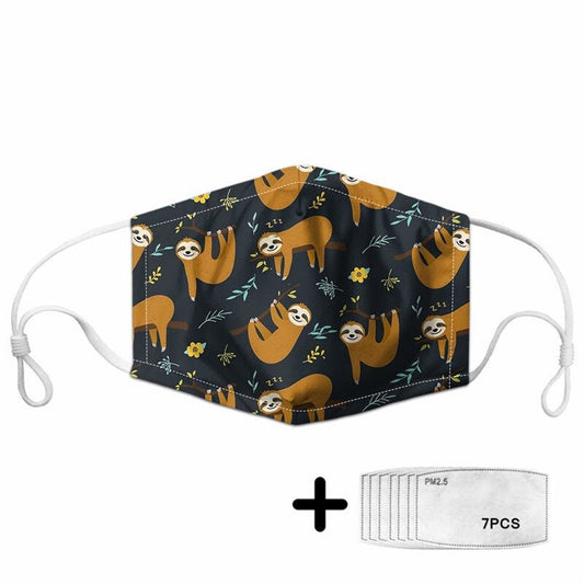 Faultier-Träume-Maske mit Filtern