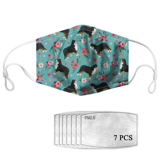 Bullterrier-Maske mit Filtern