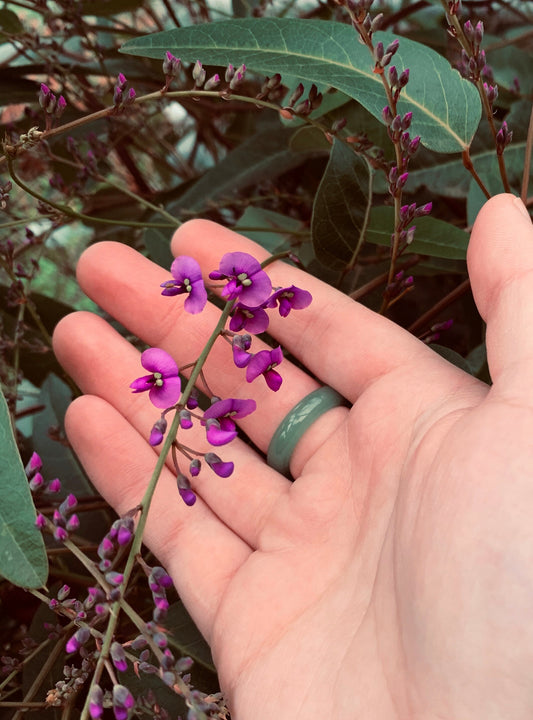 Green Aventurine Crystal Ring