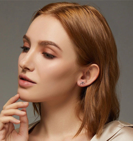 Swallow Earrings in 925 Sterling Silver