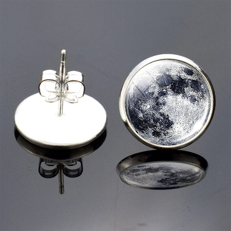 Moon Phase Glow in the Dark Earrings