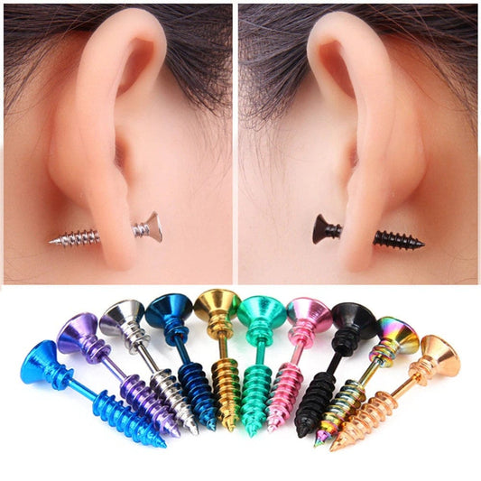 Punk Screw Earrings