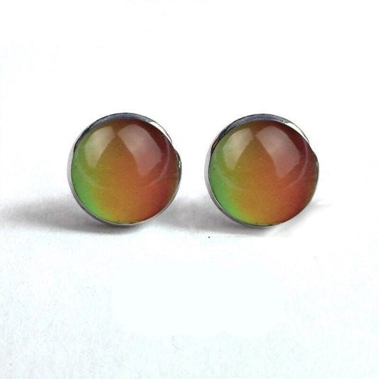 Round Mood Stud Earrings