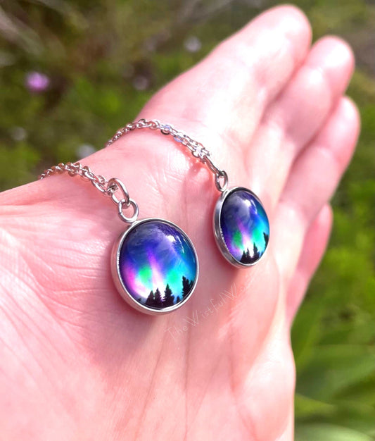 Aurora Borealis Northern Lights Pendant