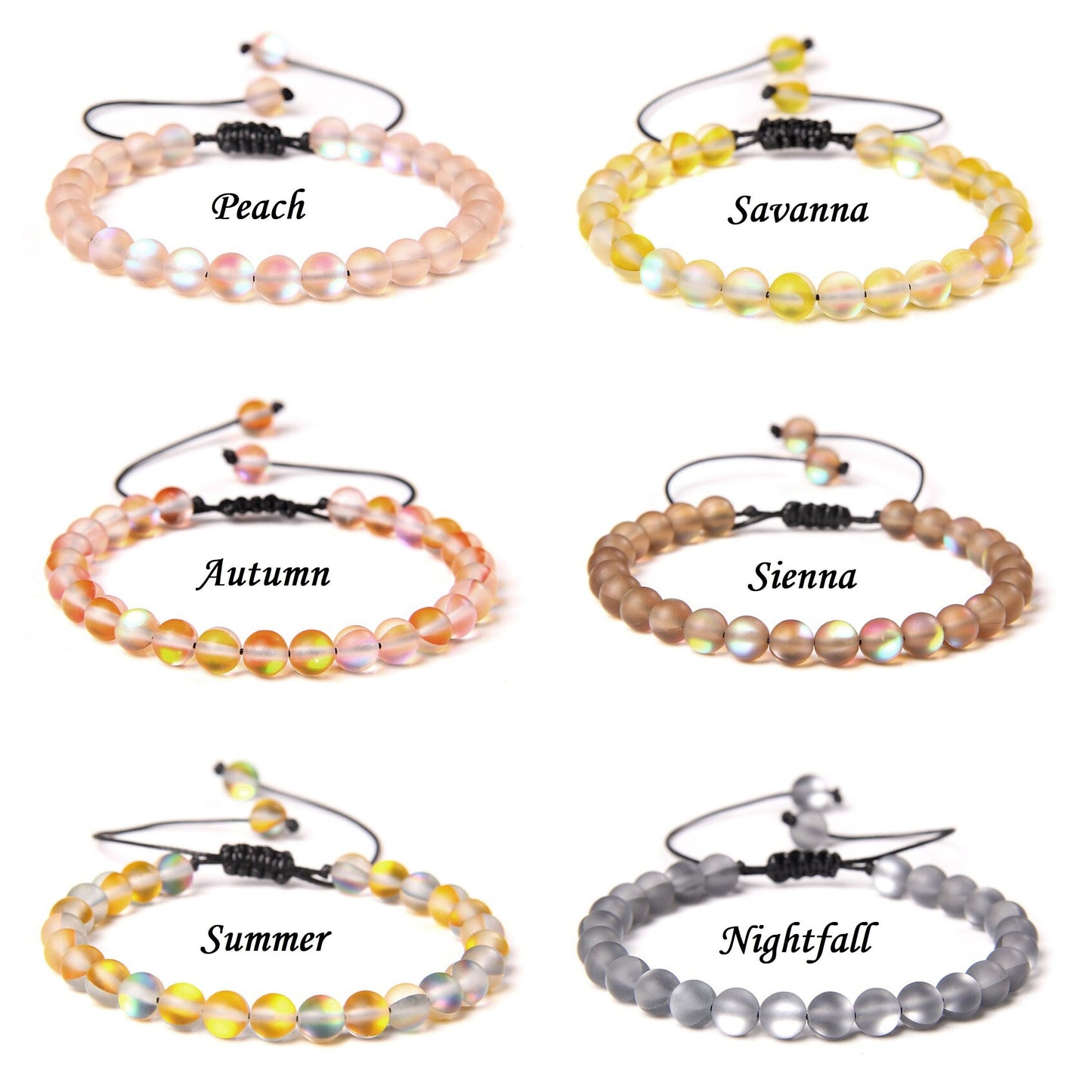 Bracelet de perles de sirène réglable