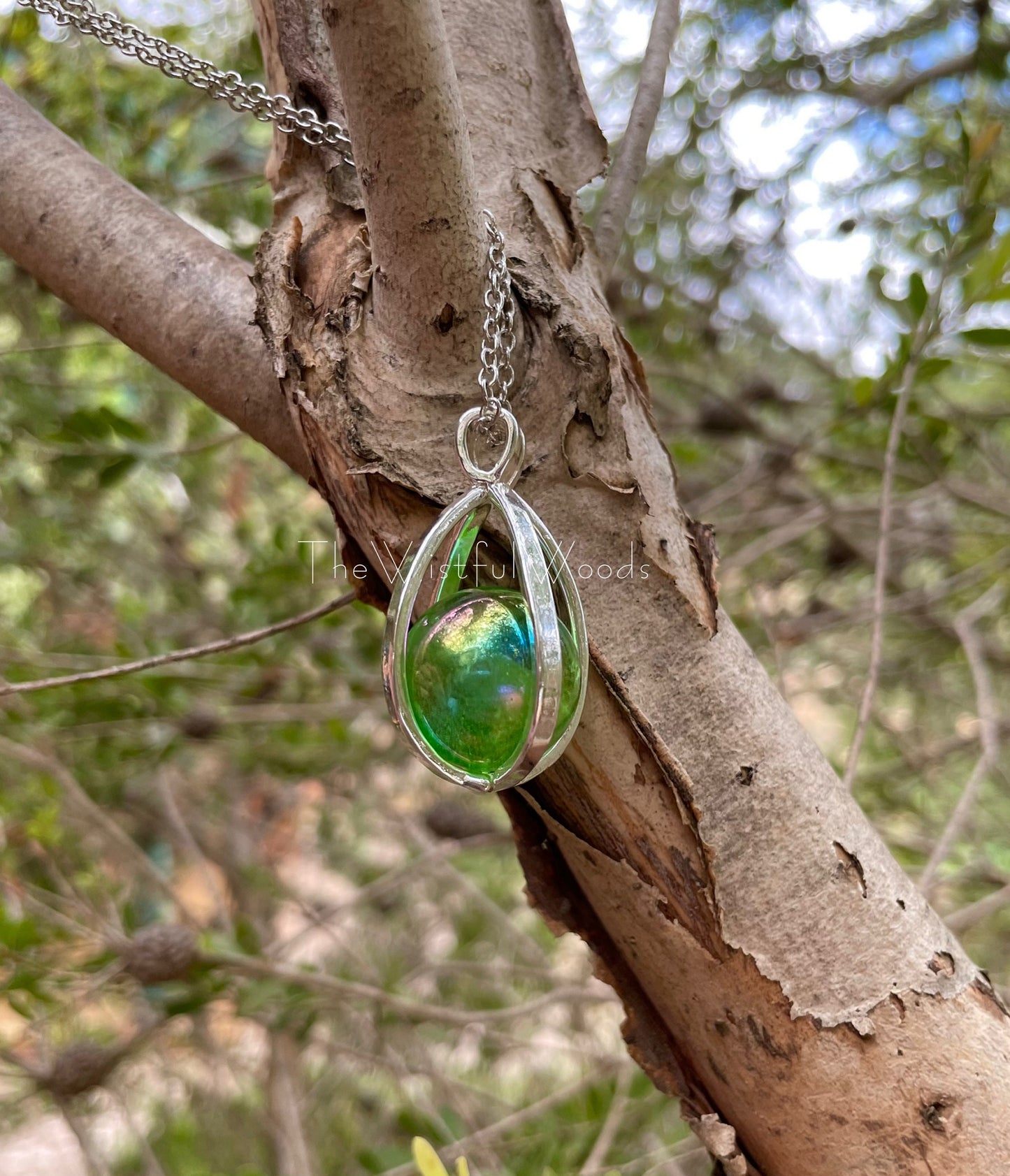 Engel Aura Quarz Hellsehen Halskette