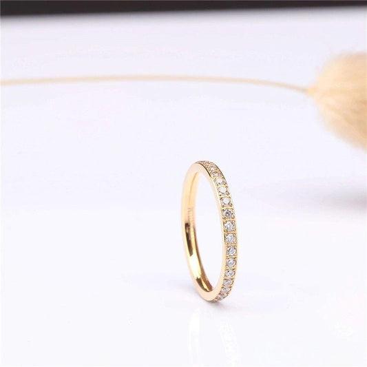 Eternity Gold Wedding Ring for Her