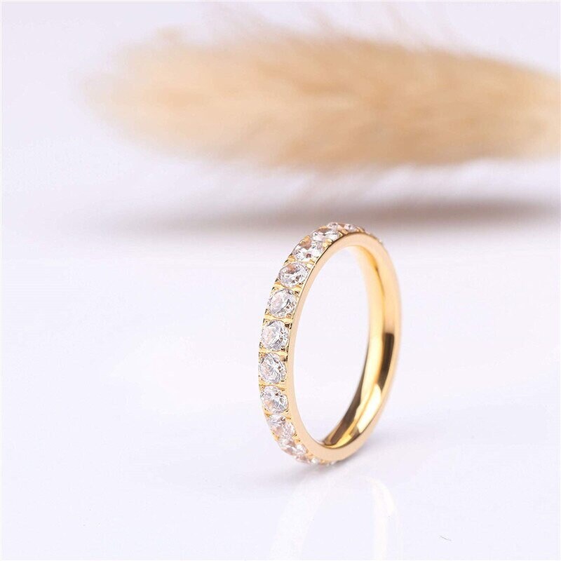 Bracelet Éternité Gothique Femme en Titane Noir