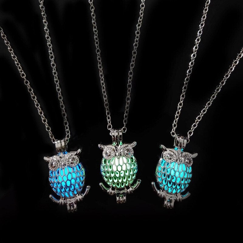 Wise Owl Luminous Necklace
