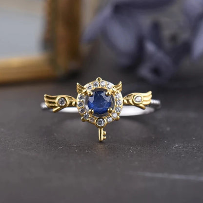 The Magic Key Sapphire Ring