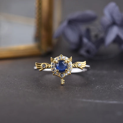 The Magic Key Sapphire Ring