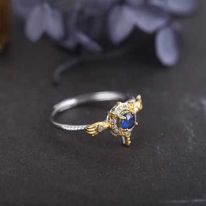 The Magic Key Sapphire Ring