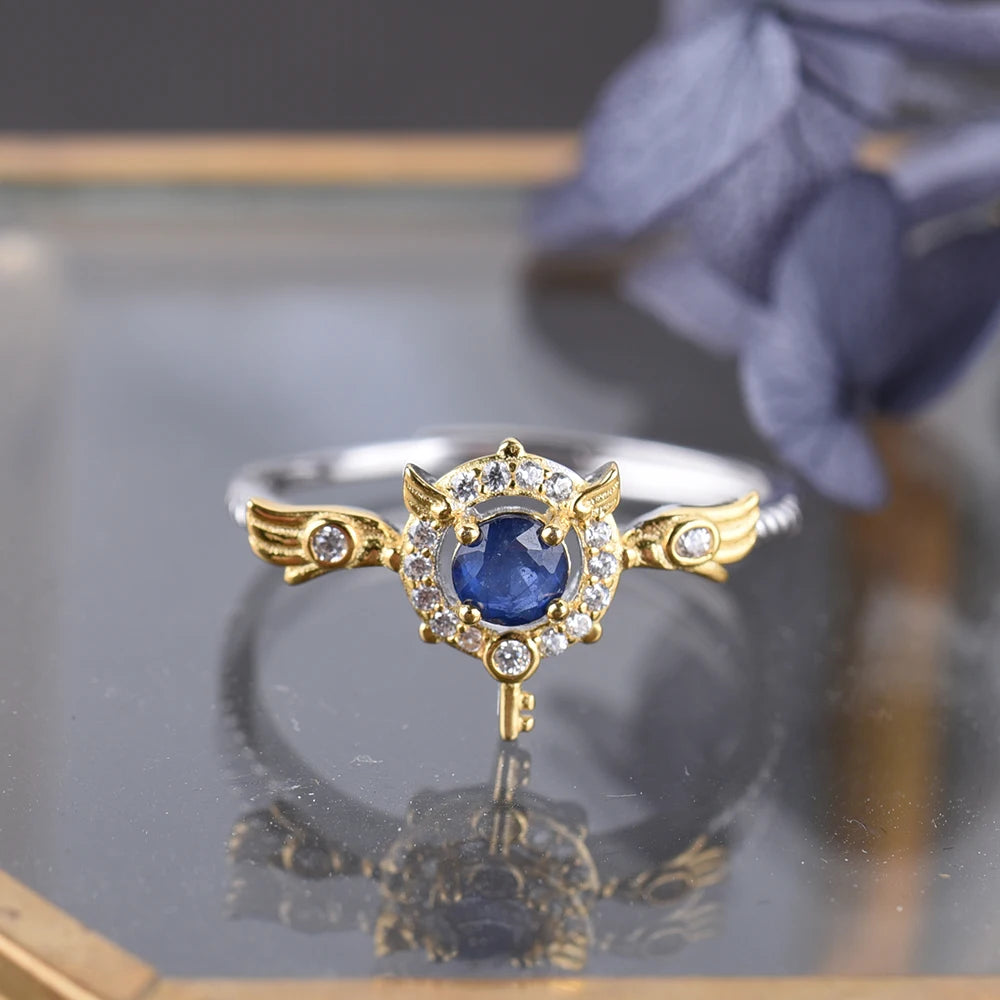 The Magic Key Sapphire Ring