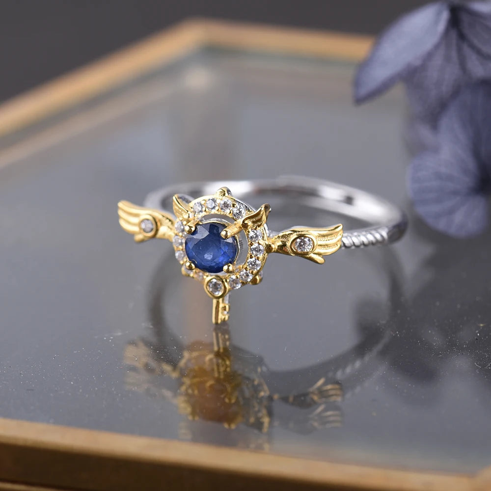 The Magic Key Sapphire Ring