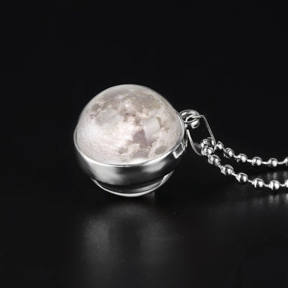 Collier de phase de lune personnalisé