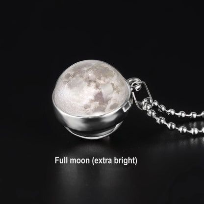 Collier de phase de lune personnalisé