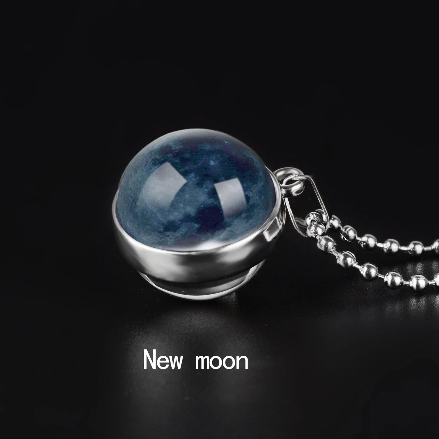 Collier de phase de lune personnalisé