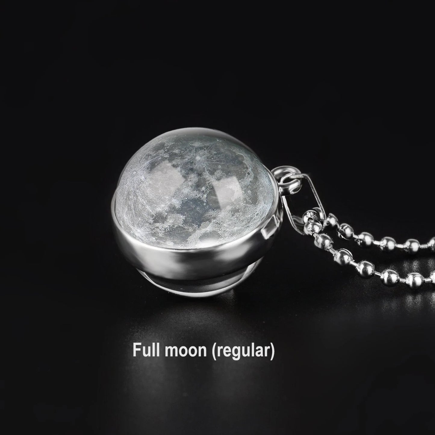 Collier de phase de lune personnalisé