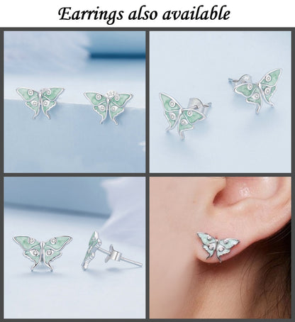 Matching earrings which can be purchased separately.