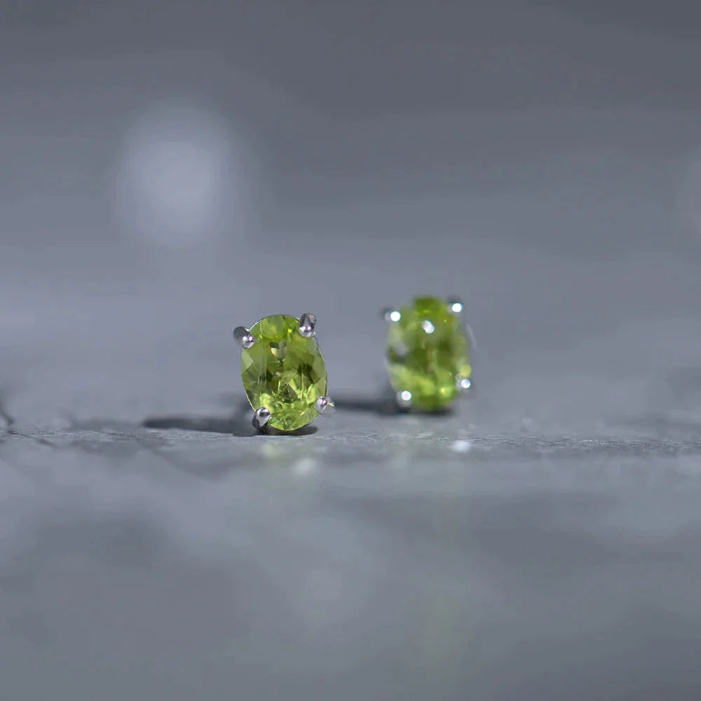 Faceted Citrine Studs