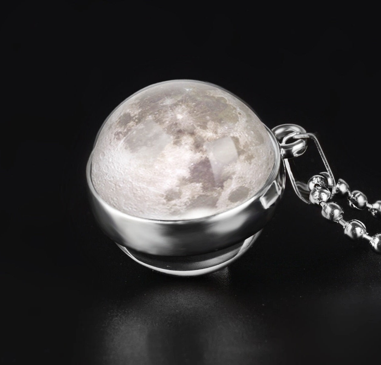 Collier de phase de lune personnalisé