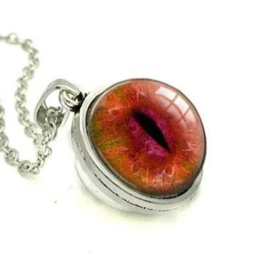 3D Red Cat Eye Necklace