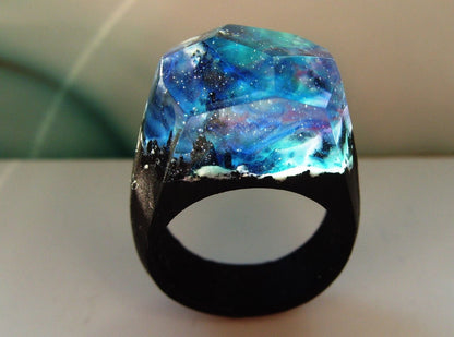 Northern Lights Secret World Ring