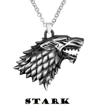 Silberne Halsketten aus der Game of Thrones House Collection