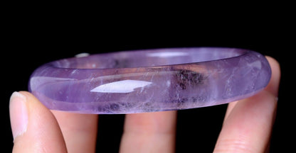 Massiver Amethyst-Kristall-Armreif